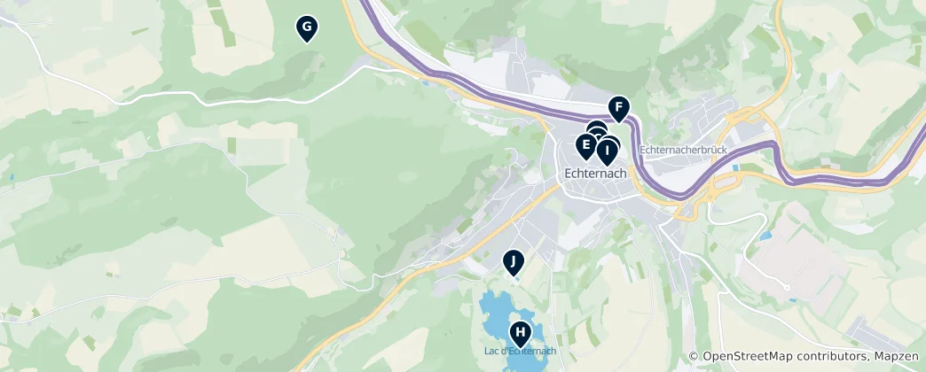 Карта Echternach Essentials