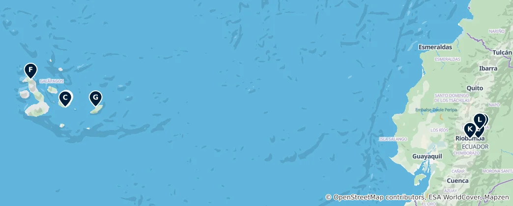 Map of Ecuador Essentials