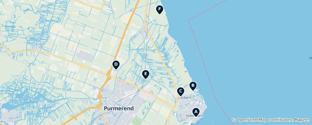 Mapa Historic Forts and Museums