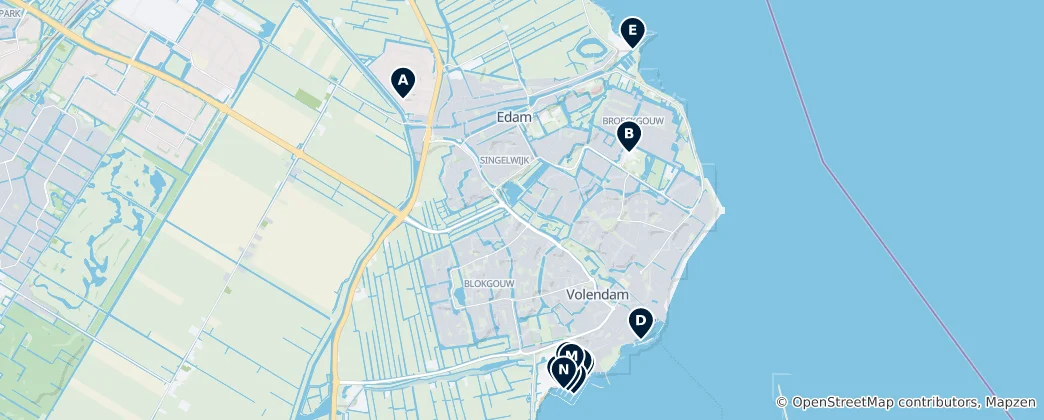 Mappa di Waterfront Fun