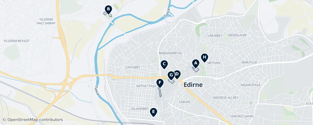 Edirne Essentials — Kaart