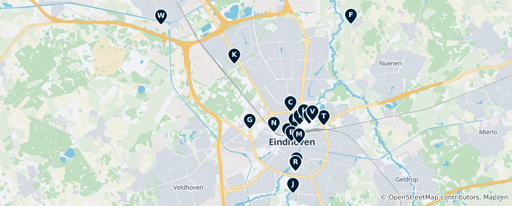 Mappa di Public Art & Sculptures