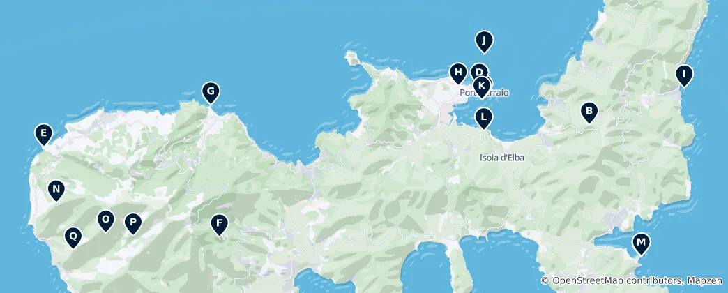Historic Treasures of Elba 지도