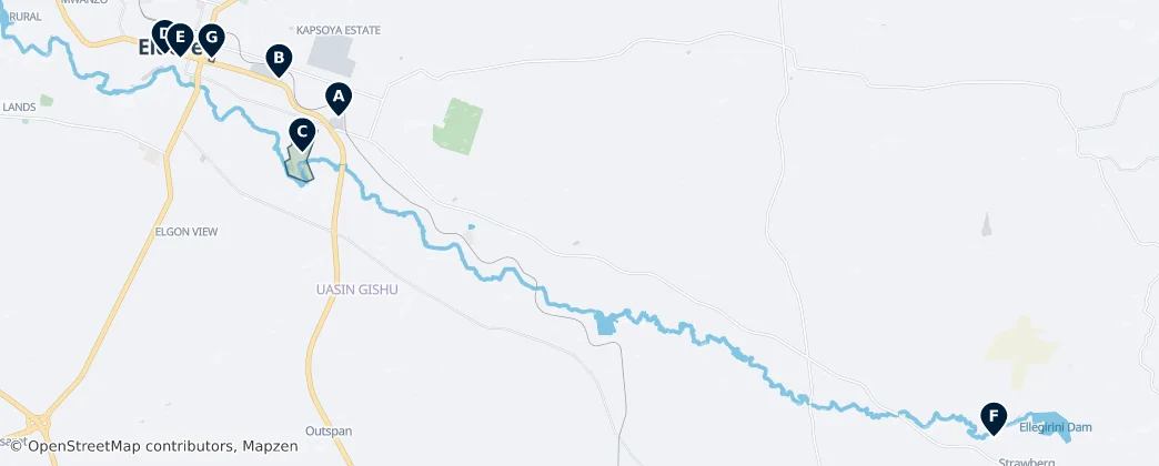 Eldoret Essentials — Map