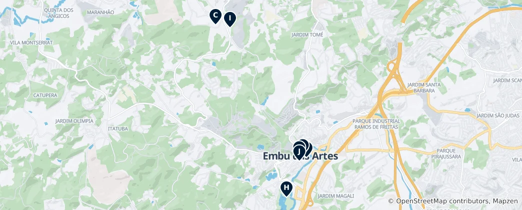 Mapa Embu das Artes Essentials