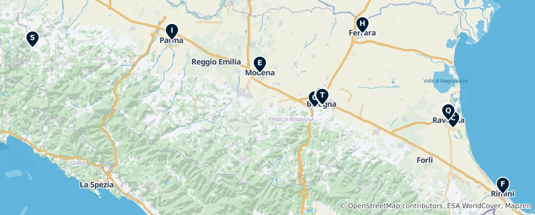 Map of Historic Churches & Cathedrals