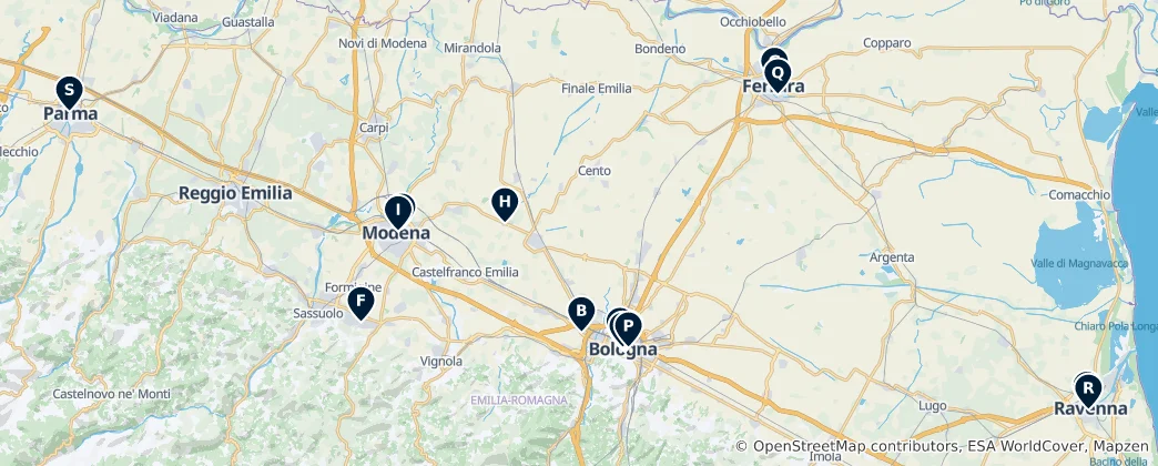 Map of Museums & Art Galleries