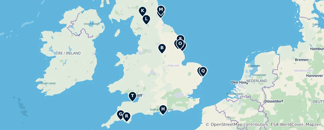 Mappa di Golf & Minigolf Courses