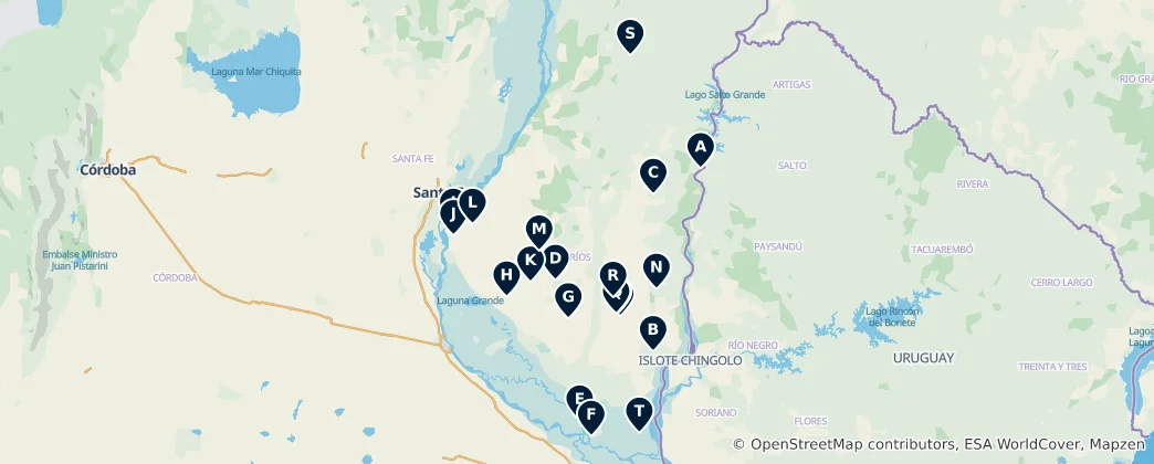Map of Argentine Religious Heritage
