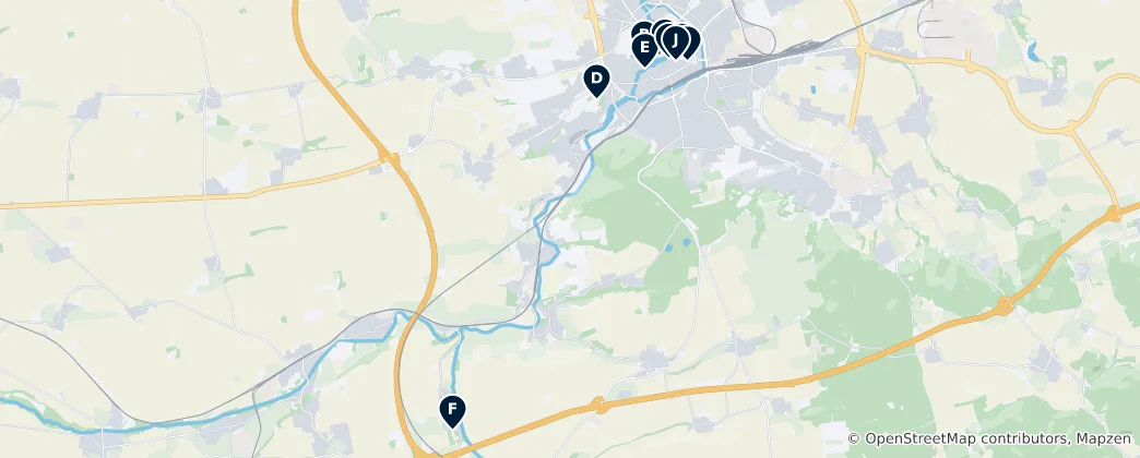 Map of Erfurt Essentials