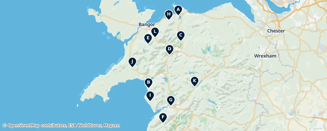 Map of Eryri's Ancient Heritage