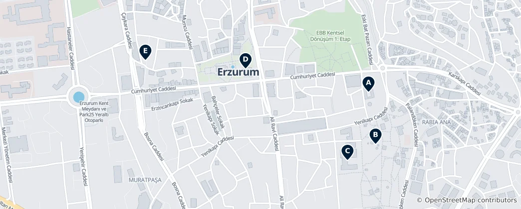 Mapa Best of Erzurum
