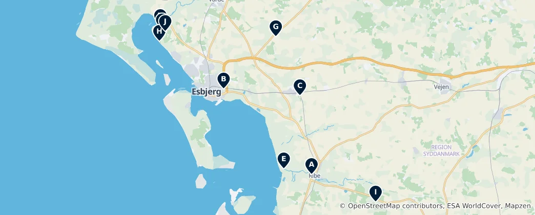 Mappa di Hidden Archaeological Gems
