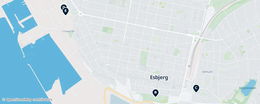 Cultural Gems of Esbjerg 지도