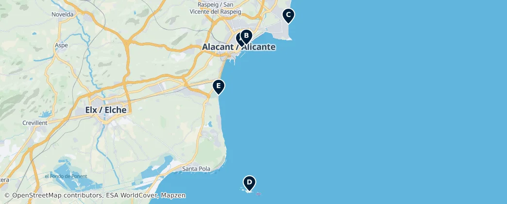 Mapa de Coastal Gems