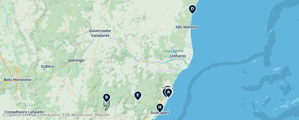 Espirito Santo Essentials – Mapa