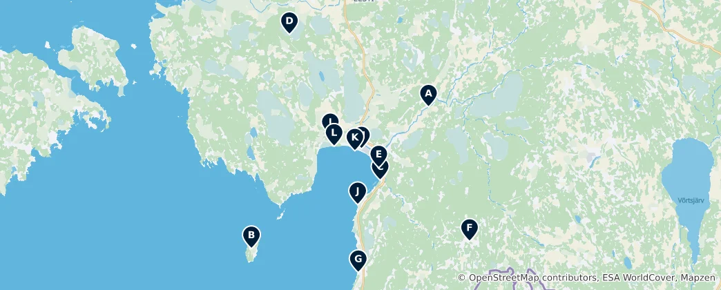 Mapa Pärnu County Essentials