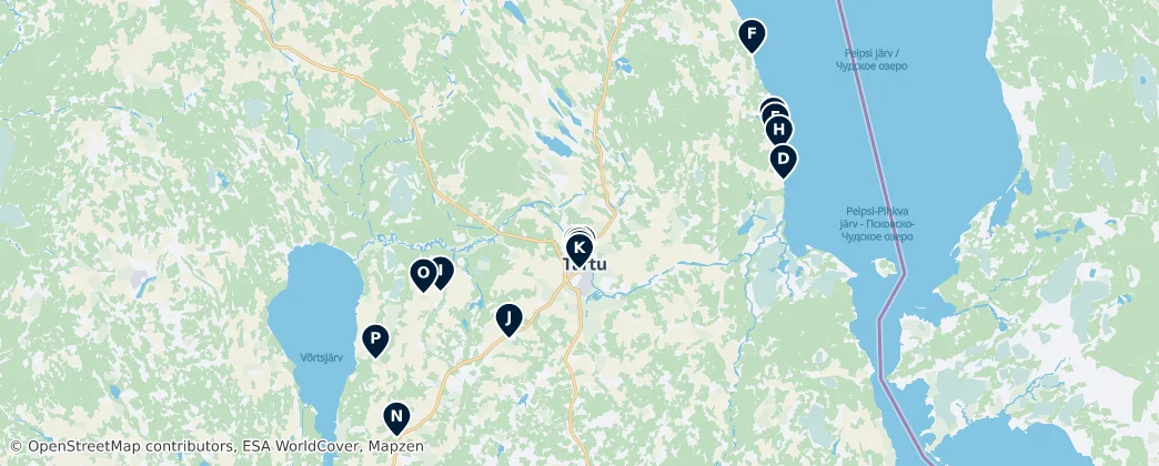 Historic Churches of Tartu — Mappa