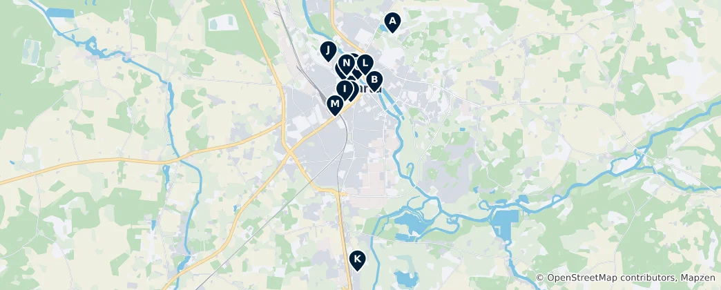 Mapa Museums & Galleries