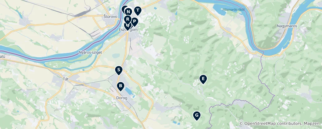 Map of Sacred Sites and Monasteries
