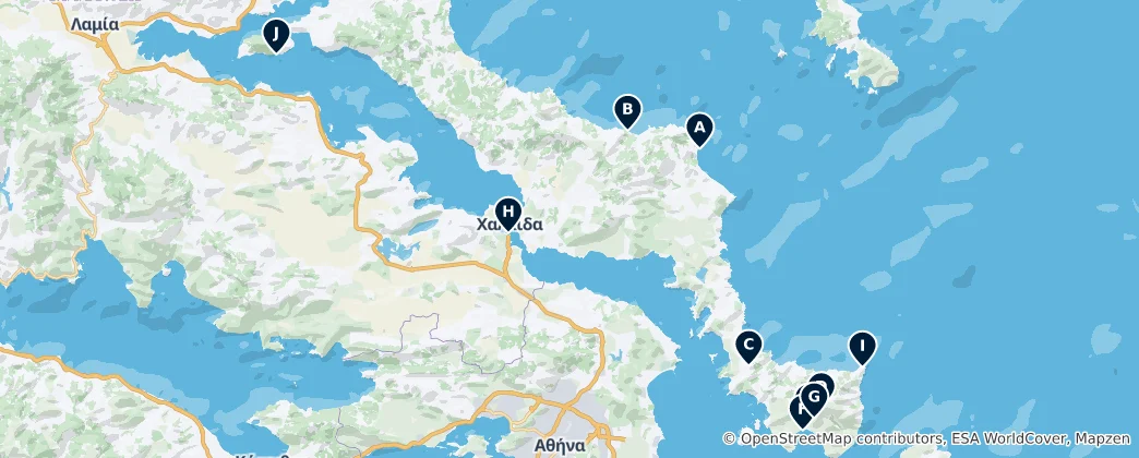 Mapa Eubea – niezbędnik