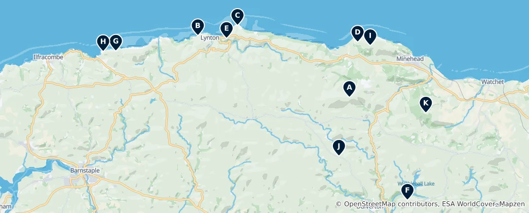 Mappa di Peaks & Viewpoints