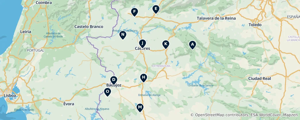 Map of Historic Churches and Cathedrals