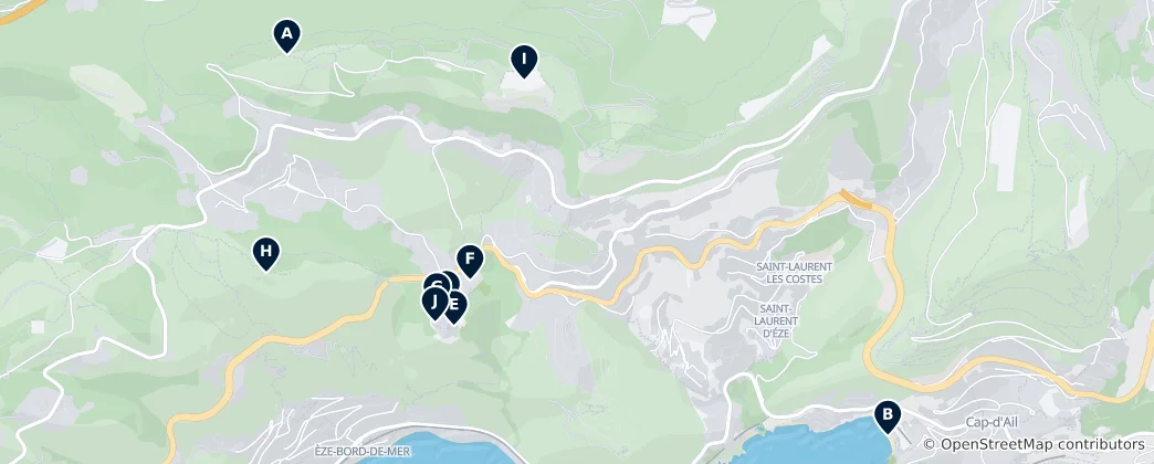 Mapa Èze Essentials