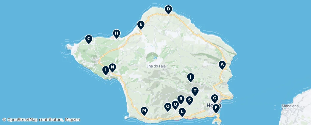 Map of Sacred Sites of Faith