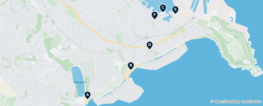Map of Falmouth's Unmissable Gems