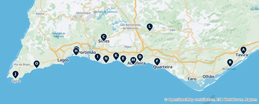 Map of Best Seafood & Regional Cuisine