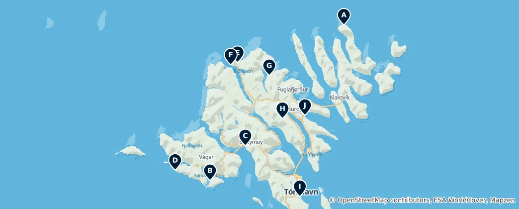 Mapa Coastal Wonders