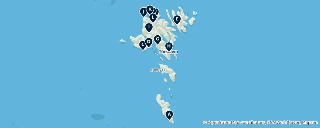 Mappa di Iconic Peaks & Viewpoints