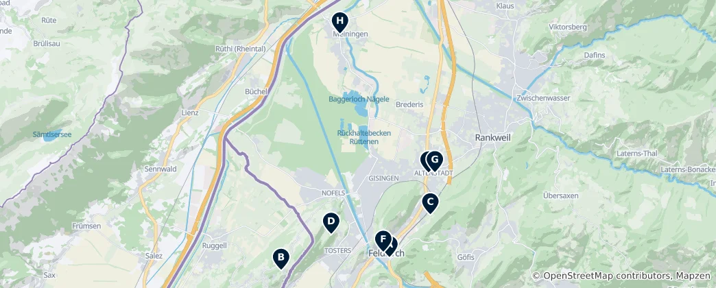 Map of Castles & Historic Sites