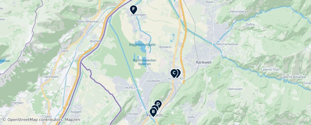 Historic Churches and Chapels — mapa