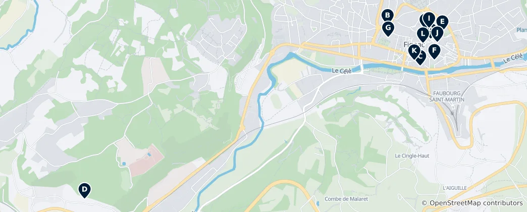 Map of Figeac Must-Sees