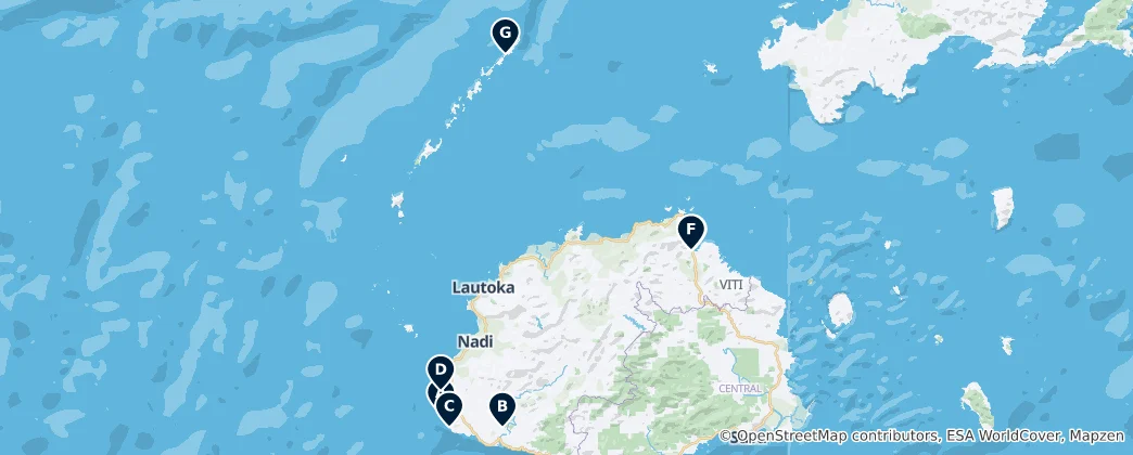 Map of Fiji Essentials