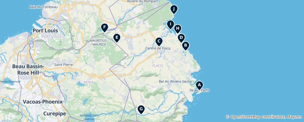 Mappa di Flacq Essentials