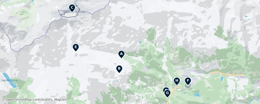 Flims Laax Falera Essentials — Map