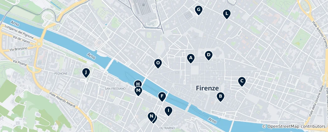 Mapa De Florence's Culinary Delights