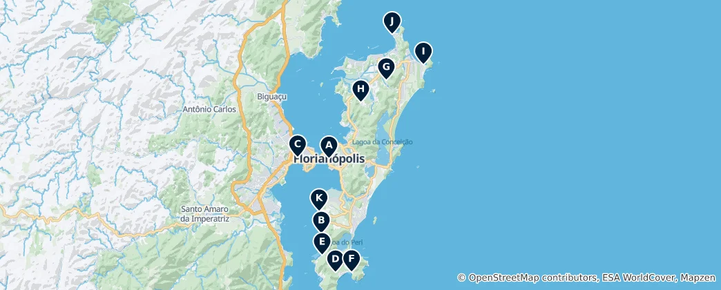 Карта Notable Places of Worship