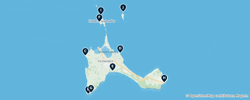 Map of Lighthouses and Towers