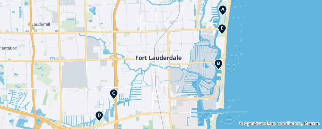 Map of Parks & Outdoor Spaces