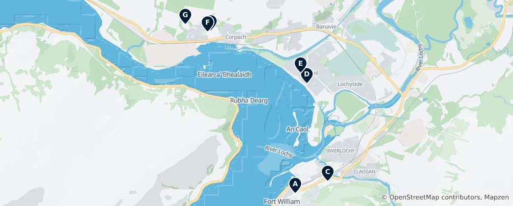 Karte von Historic Churches and Cemeteries