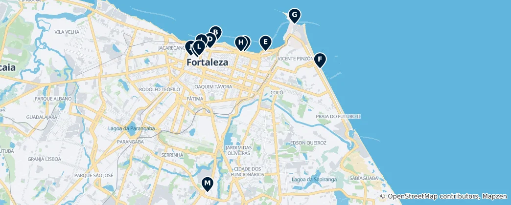 Fortaleza's Absolute Essentials Haritası