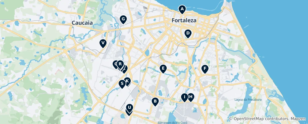 Mapa Vibrant Local Markets