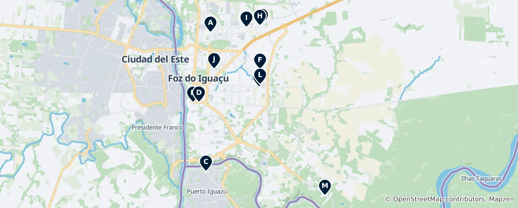 Map of Notable Christian Churches