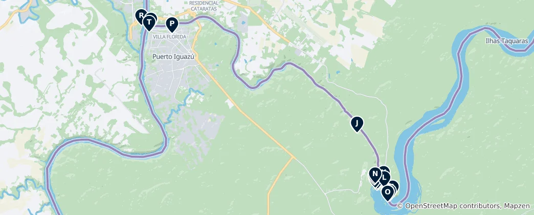 Mapa Viewpoints and Parks