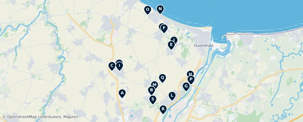 Regional Heritage Sites — Karte