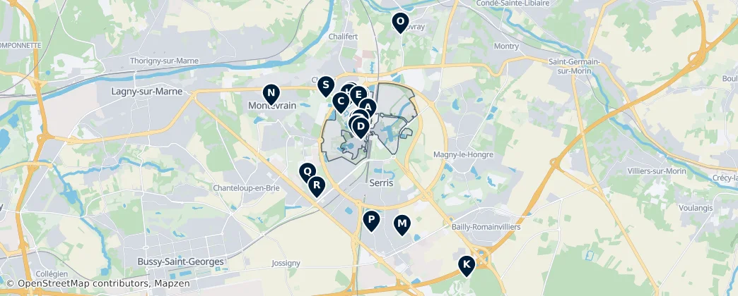 Disneyland Paris Adventures – Mapa